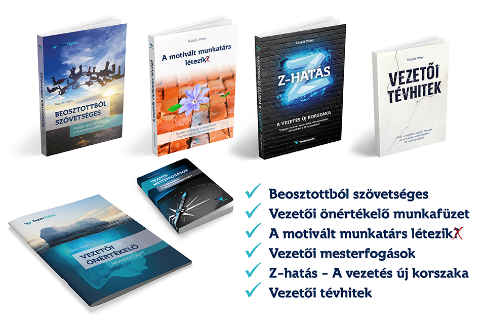TeamGuide vezetői könyvcsomag