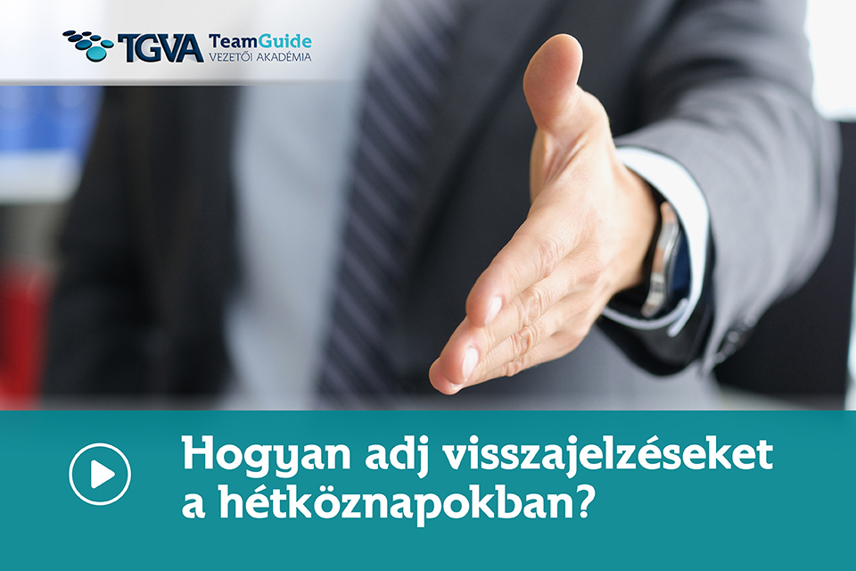 Hogyan adj visszajelzéseket a hétköznapokban? online kurzus